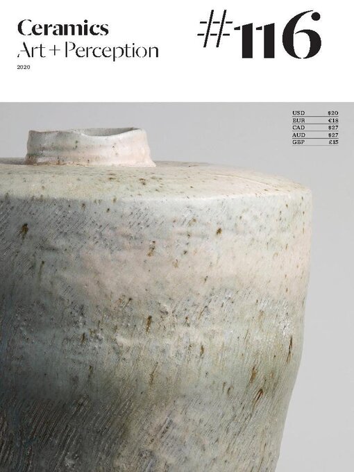 Cover image for Ceramics: Art and Perception